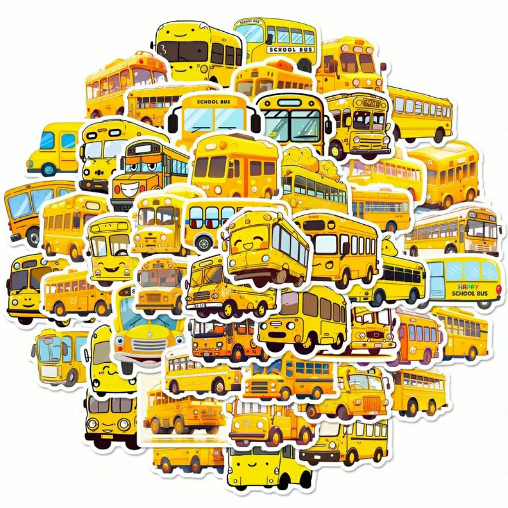 

Stiker Pack Bus Sekolah Stiker Untuk Anak Terbaru Stiker Aesthetic Stiker Laptop Stiker Helm Stiker Tumblr Stiker HP, Aksesoris Hp , Anti Air