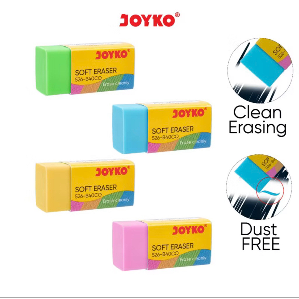 

Eraser / Penghapus Joyko 526-B40CO