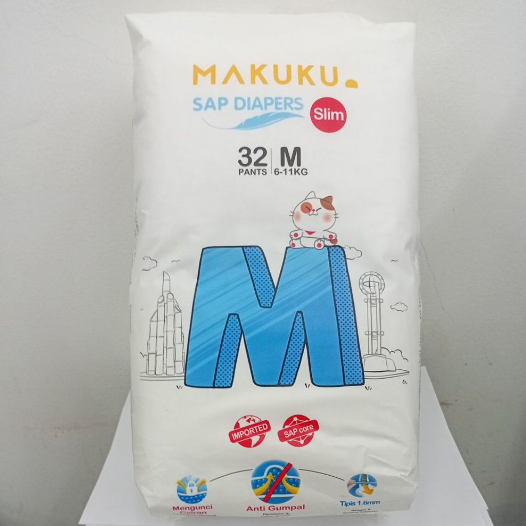 PAMPERS MAKUKU SLIM PANTS M32