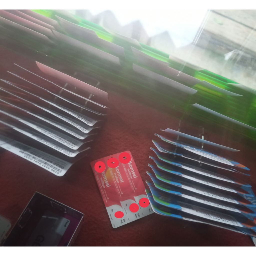 Voucher kosong Telkomsel bahan inject berlaku area Sulawesi