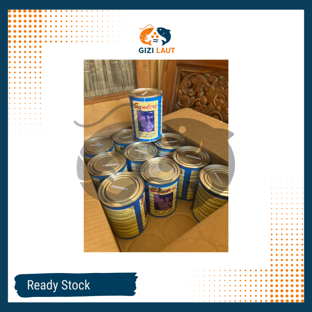 Artavela45 Artemia Sanders Sanders Biru Artemia Sanders Cysts 425 Gr