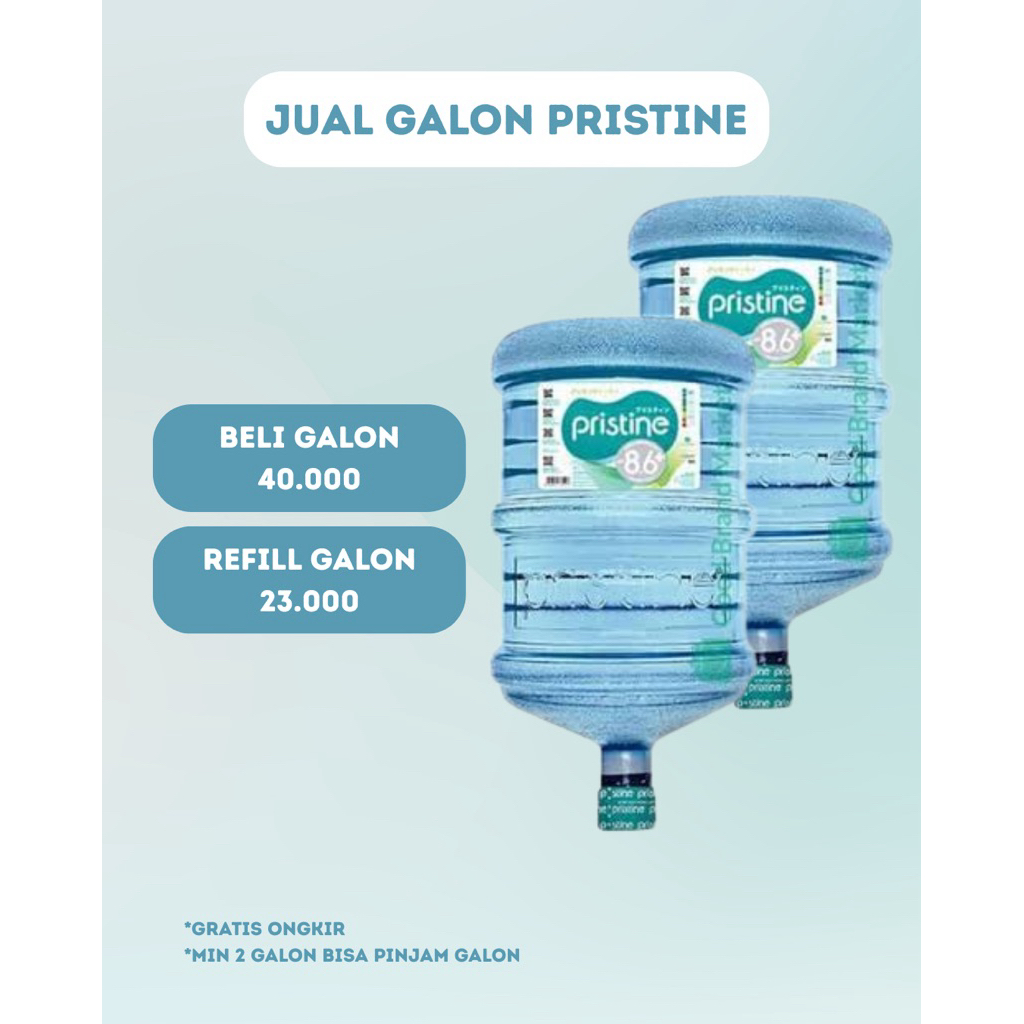 

GALON PRISTINE 19 LITER