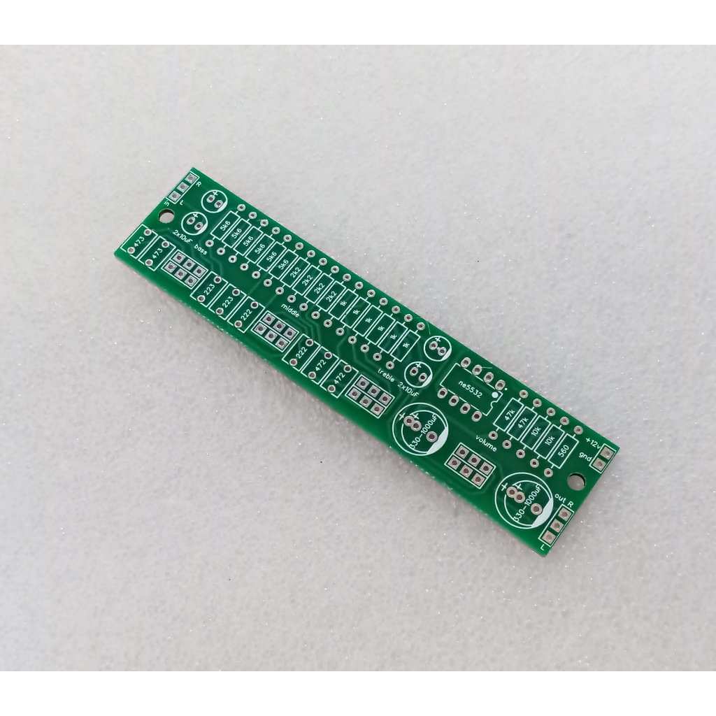 PCB ne5532 Stereo Tone Control Plus middle