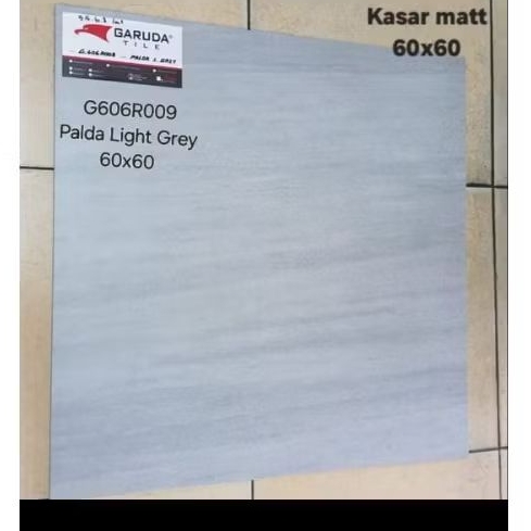 granit 60x60 palda Light grey matt kasar brand Garuda tile