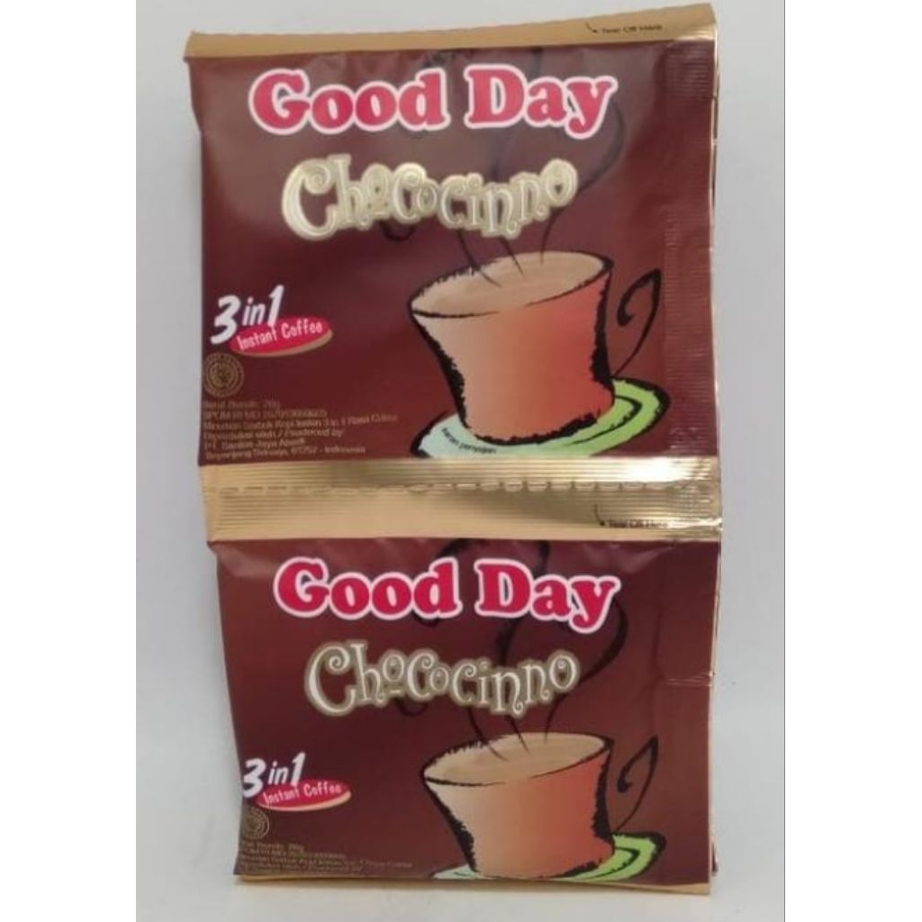 

Kopi Good Day Chococinno 1 Renceng isi 10 @ 20 gr