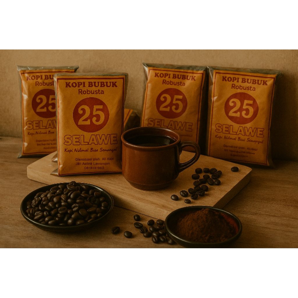 

kopi bubuk Lampung MURNI murah