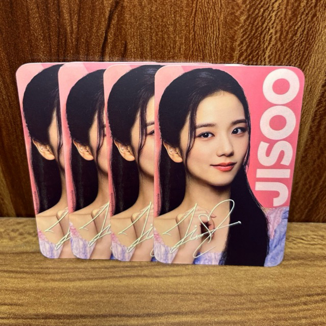 photocard jiso blackpink(bornpink). photocard murah blackpink