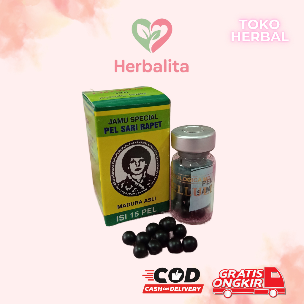 

Jamu Pel Sari Rapet Madura Asli 100% Khusus Wanita Keputihan Merapatkan & Mengencangkan - Herbalita