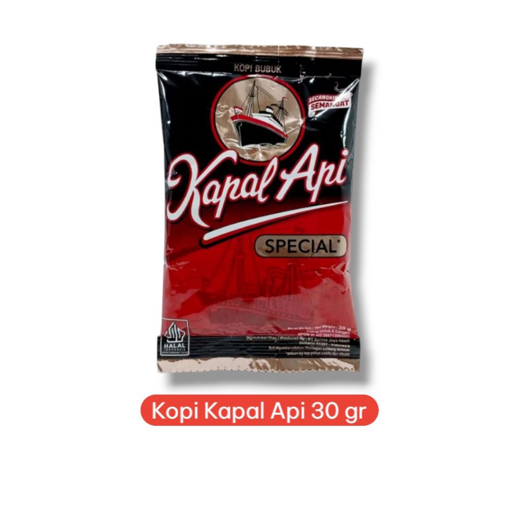 

Kapal Api Kopi Hitam Sachet 30gr – Kopi Bubuk Strong & Aromatik Khas Indonesia