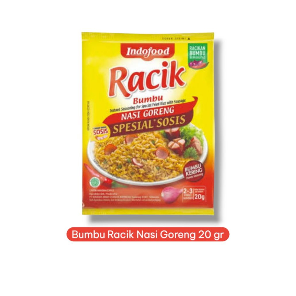 

Bumbu Racik Nasi Goreng Sosis 20gr – Bumbu Instan Praktis Rasa Spesial & Lezat