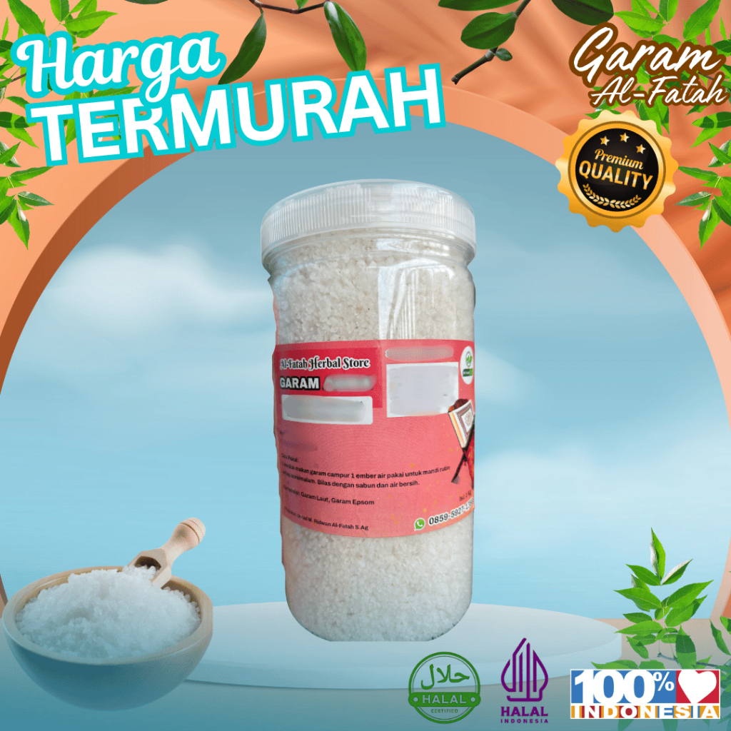

Garam Relaksasi Hoki 1Kg Al-Fatah Original 100% | Relaksasi Kaki
