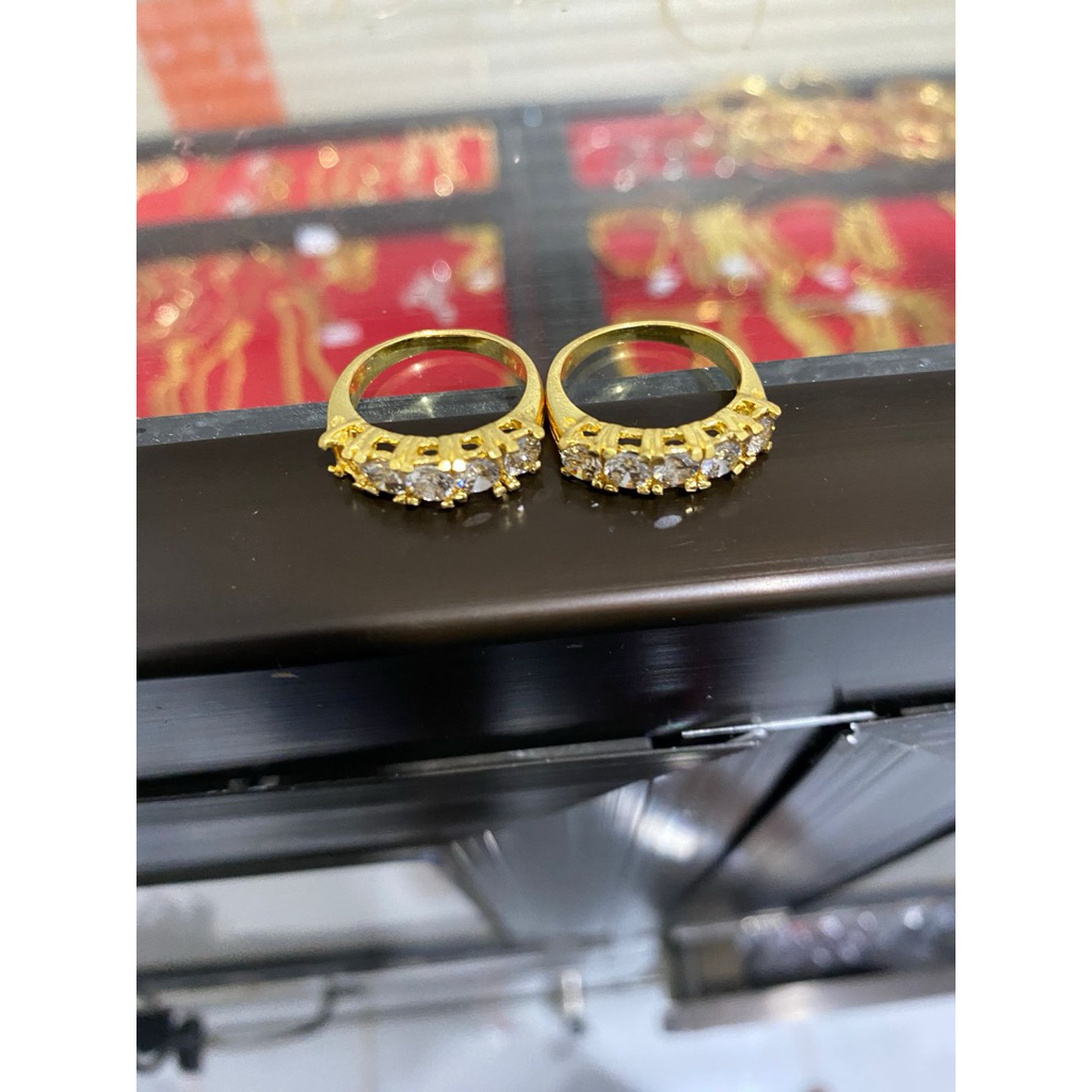 cincin koin lapis emas 22 karat