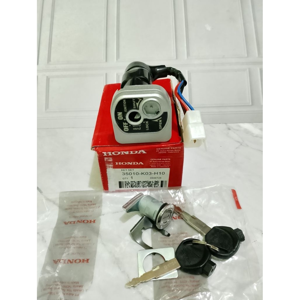 KUNCI KONTAK ASSY SET HONDA REVO FIT INJEKSI REVO FI INJEKSI KO3