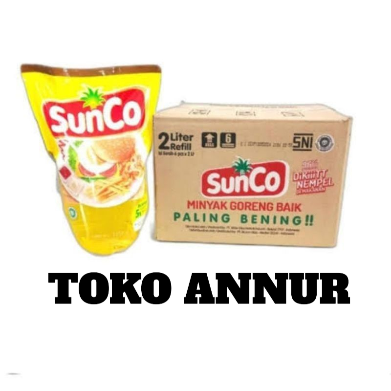 

1dus minyak sunco 2lt premium,varian minyak