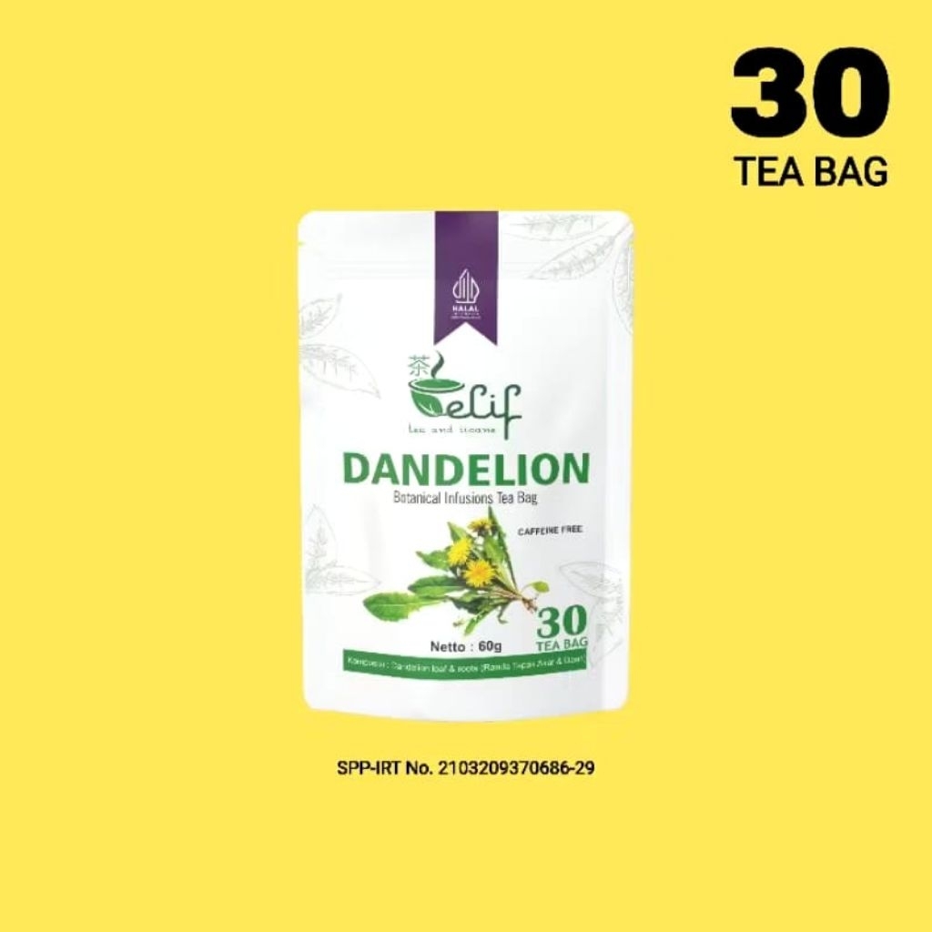 

DANDELION TEA ISI 30 | TEH DANDELION | TEH ANEMIA | DETOX LIVER PEMBERSIH DARAH KOTOR