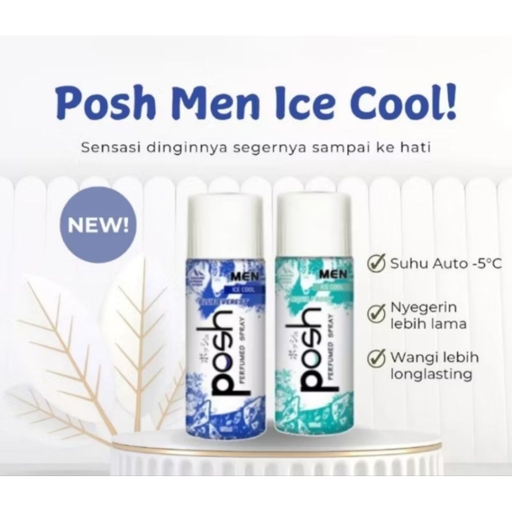 POSH BODY SPRAY MEN ICE COOL 150 ML - PARFUM