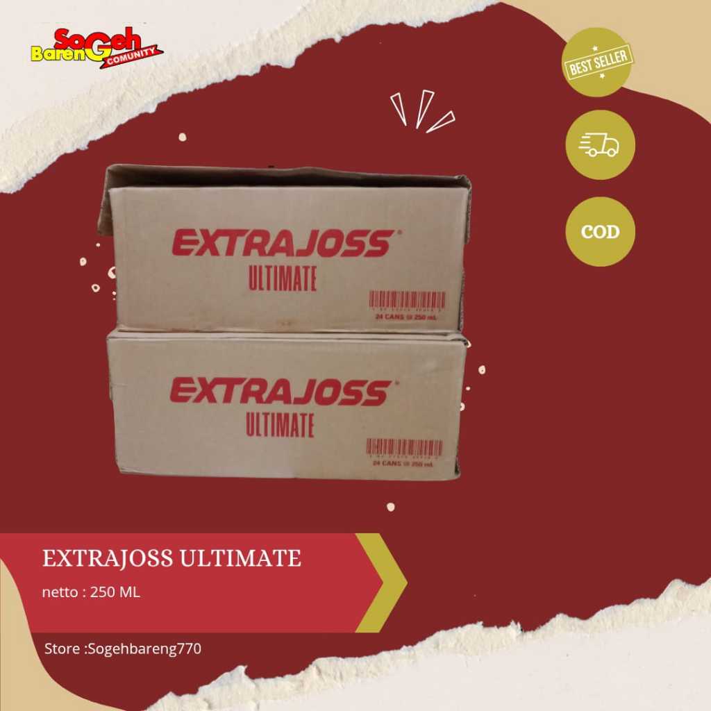 

1 DUS EXTRAJOSS ULTIMATE-ISI 15 KALENG- PER KALENG ISI 250 ML