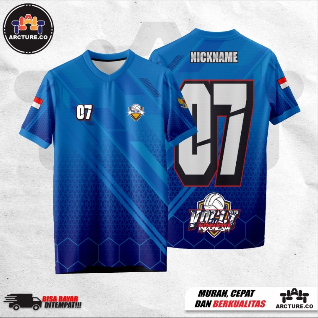 Jersey Volly/Jersey Volly Custom Desain Sport