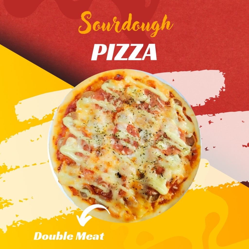 

Pre Order Pizza Dengan Sourdough Topping Double Meat diameter 20cm