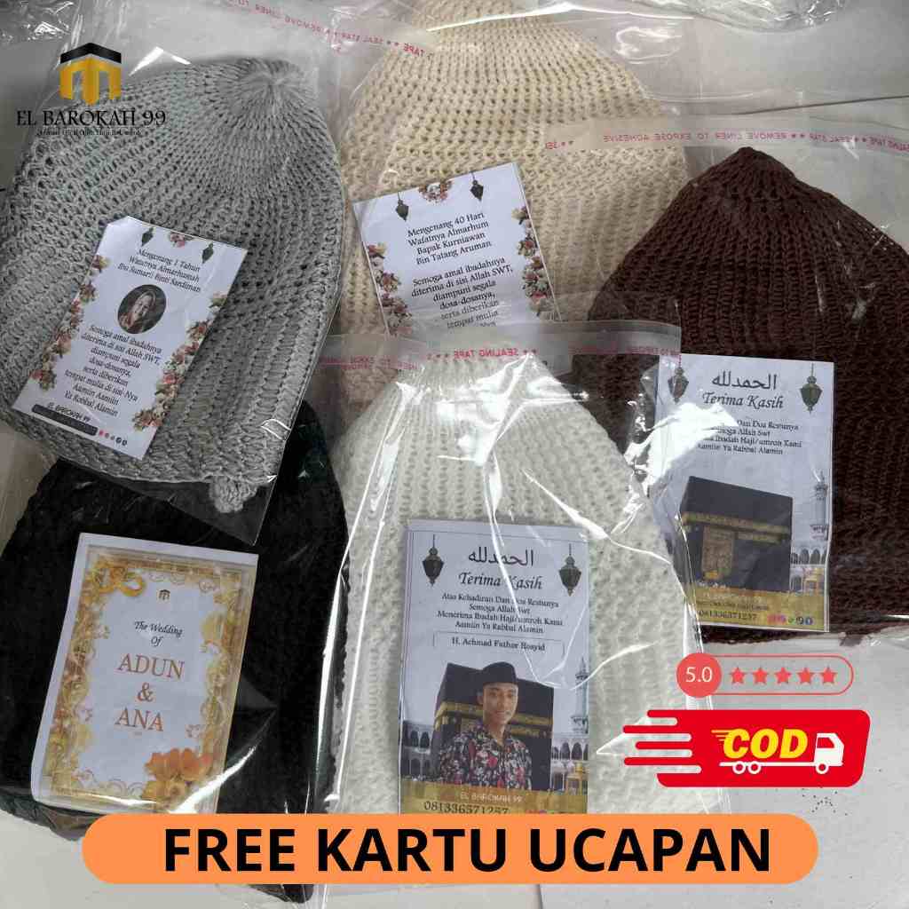 Peci Lipat Mesir Kupluk Dewasa Premium