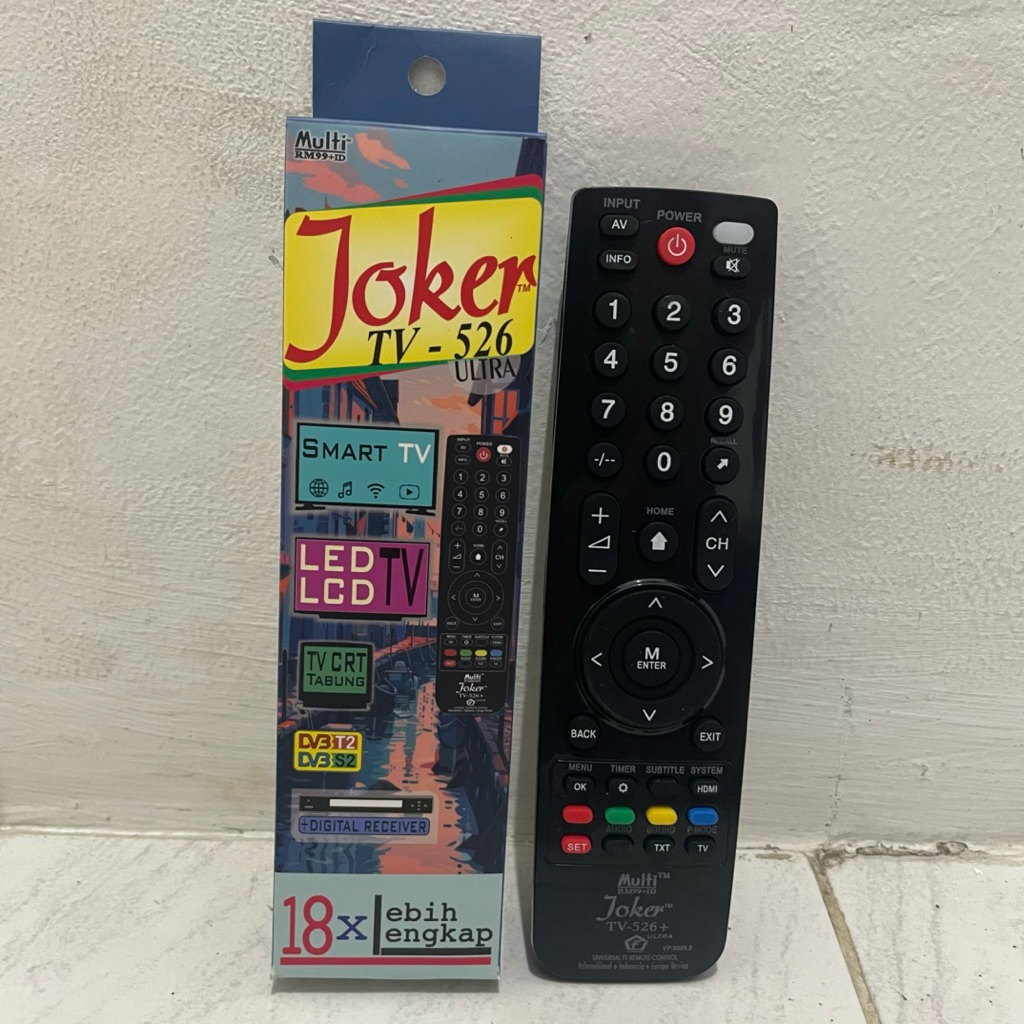 Remot TV Multi JOKER Remote TV Universal JOKER BERKUALITAS