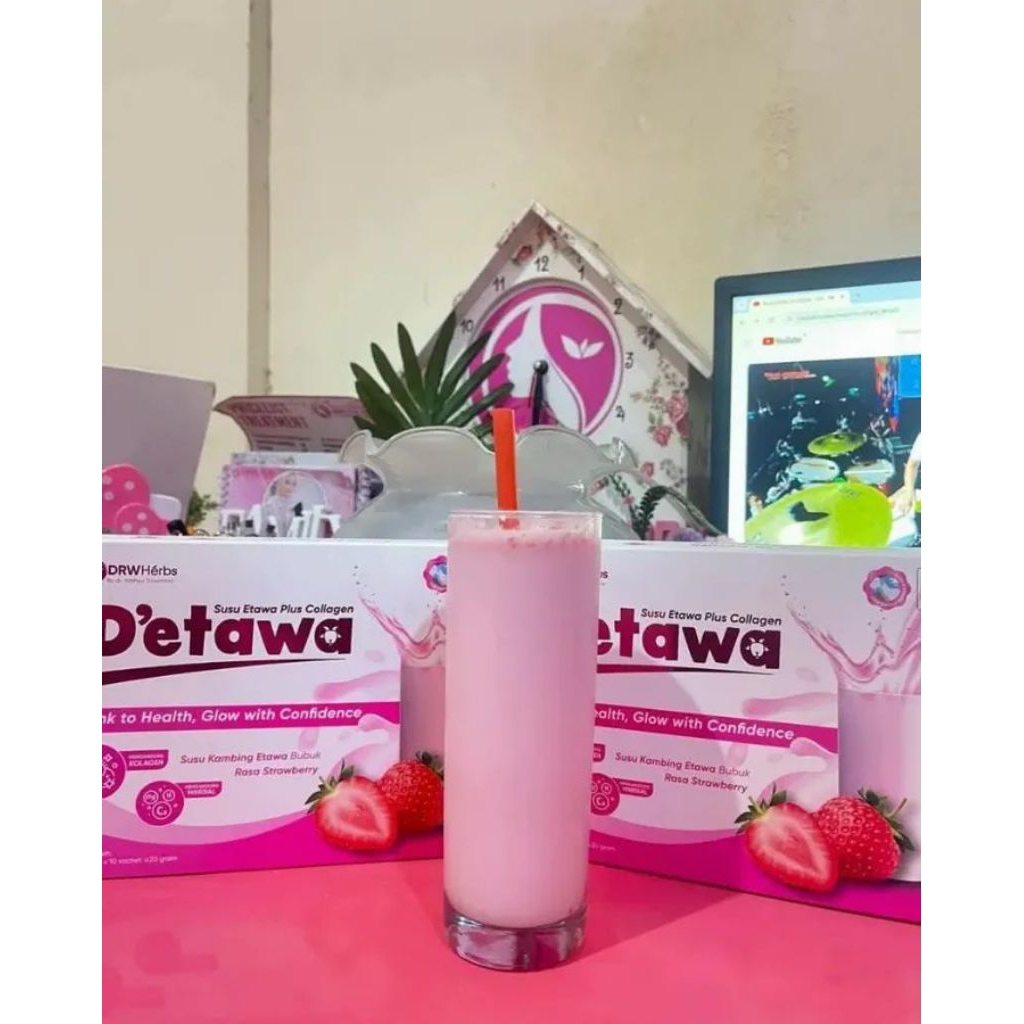 

susu D'Etawa rasa strawberry drw herbs/drw skincare