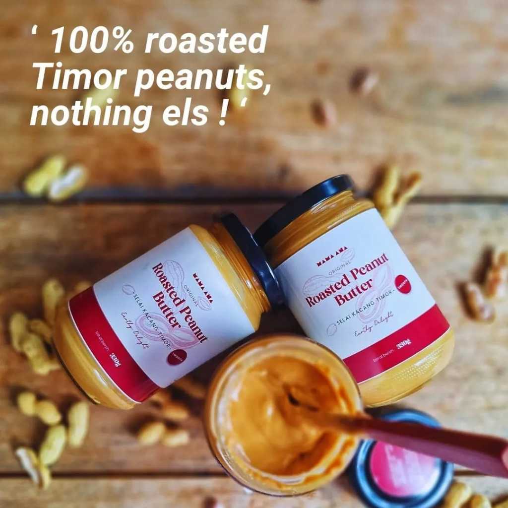 

MAMA ANA Peanut Butter 330g Original / Selai Kacang Panggang murni tanpa minyak 100% kacang tanah Timor