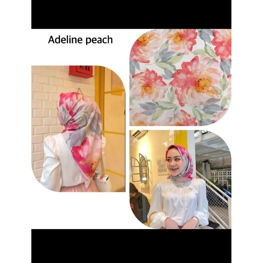 Hijab Voal Motif / Hijab Segi Empat Motif Bunga