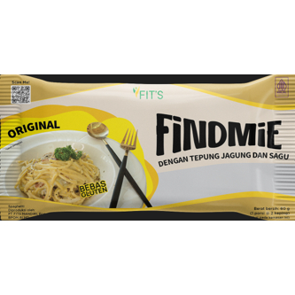 

Findmie Mie Jagung Gluten Free Rendah Gula Mirip Pasta 120g