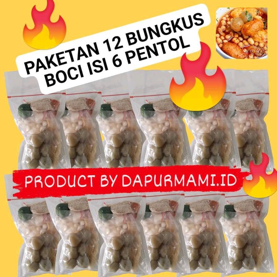 PAKETAN 12 PACK BASO ACI INSTAN BAKSO ACI KHAS GARUT/BOCI SUPER HEMAT ISI 6 PENTOL Cuangki Pedas Foo