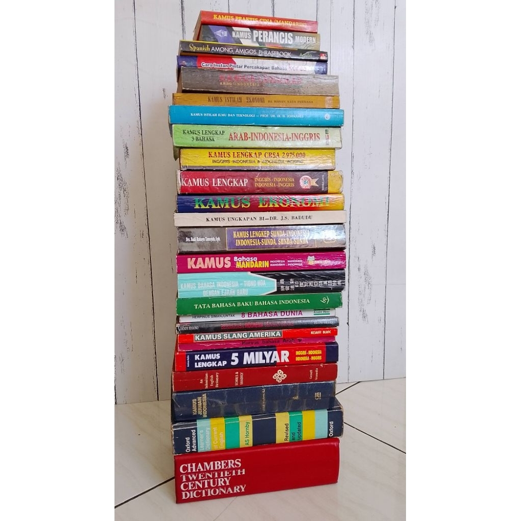 KAMUS BAHASA INGGRIS/ KAMUS BAHASA MANDARIN / KAMUS BAHASA JEPANG / KAMUS BAHASA ARAB // CAMPUR