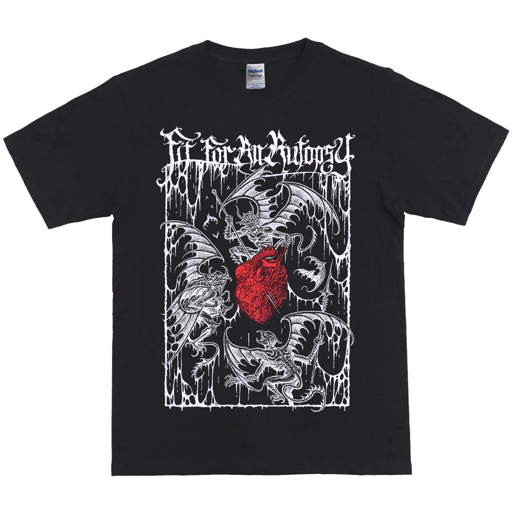 Kaos T-shirt FIT FOR AN AUTOPSY Baju Band Merchandise Cotton Combed Unisex