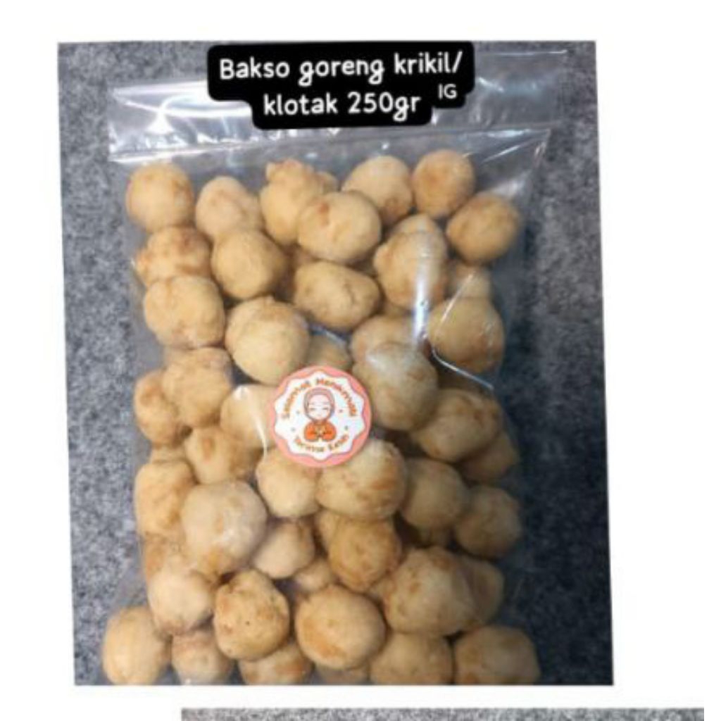 

Camilan Snack 240gr Bakso Goreng Bulat Klotak, Ready Stock Delivery Jogja
