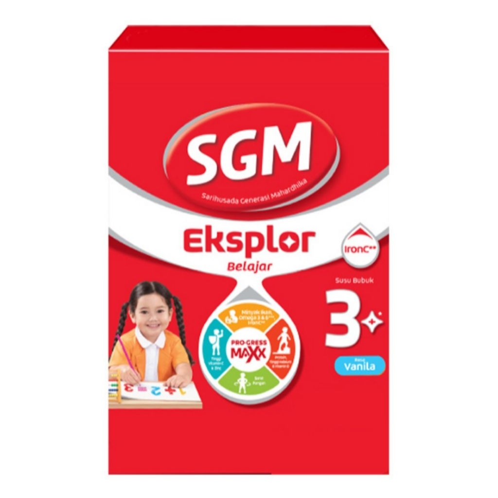 

SGM Eksplor 3+ IronC Susu Bubuk Pertumbuhan Anak Vanilla 400g