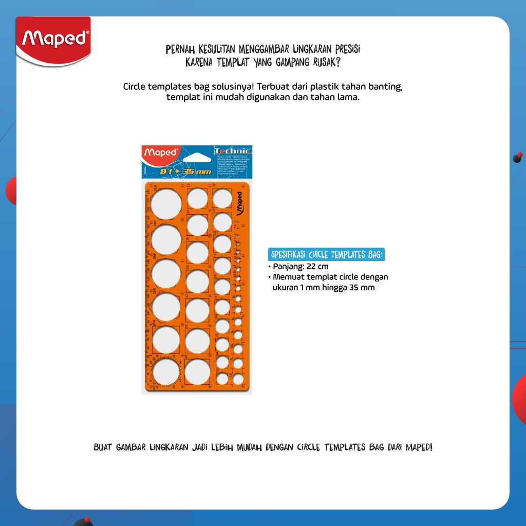 

Maped Penggaris Circle Templates
