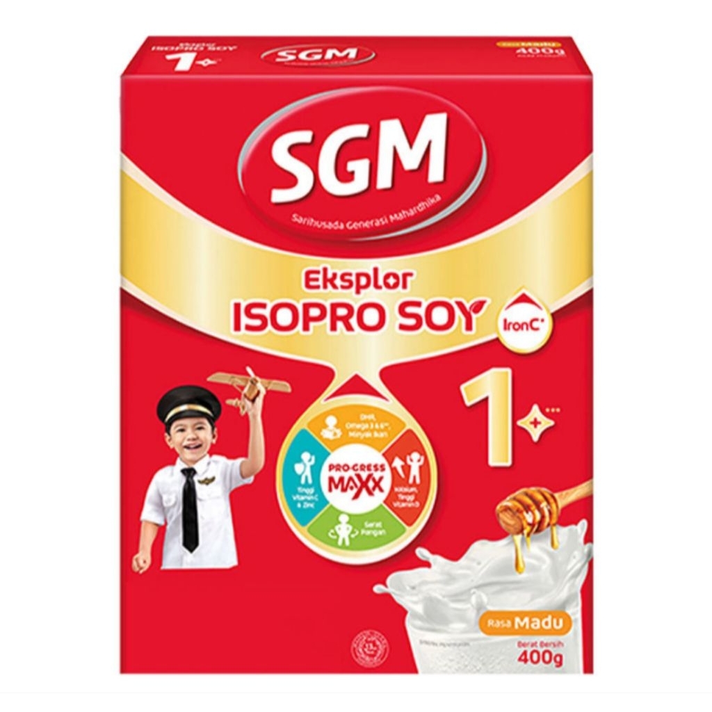 

SGM Eksplor ISOPRO SOY 1+ Susu Pertumbuhan untuk Anak Madu 400g