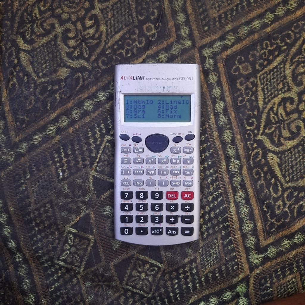 

ALFALINK CD-991 Scientific Calculator bekas fungsi normal