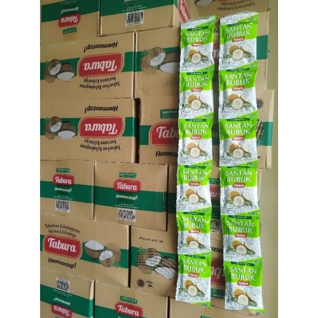 

santan tabura bubuk ( harga 1 dus)isi 12 renteng