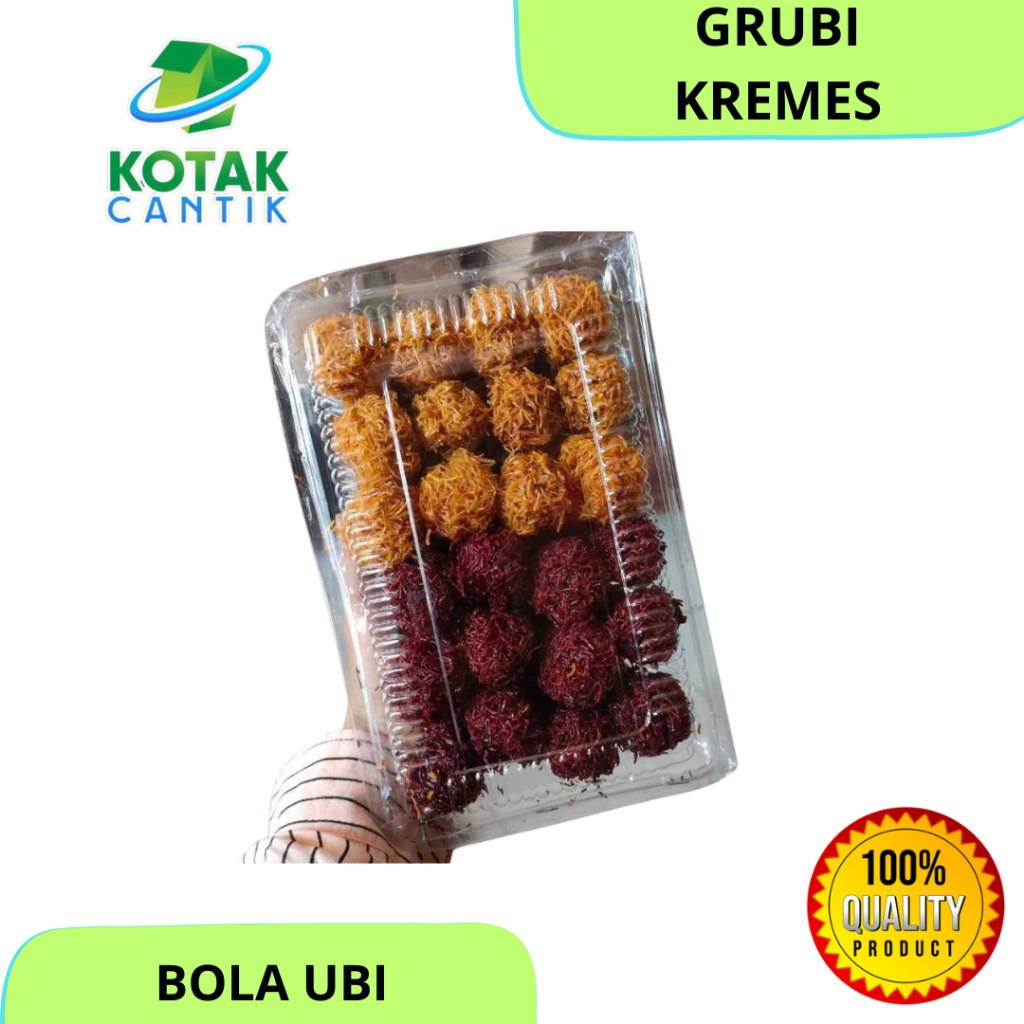 

[ 1 pack ] GRUBI KREMES BOLA UBI isi 42 butir per MIKA JAJANAN JADUL SNACK ENAK MURAH VIRAL