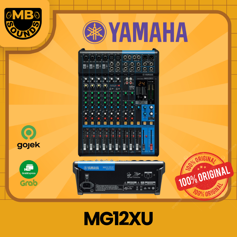 YAMAHA MG12XU / MG 12XU / MG-12XU 12-Channel Mixer ORIGINAL