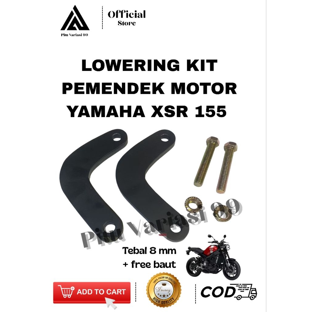 Lowering Kit Pemendek Motor Yamaha XSR 155