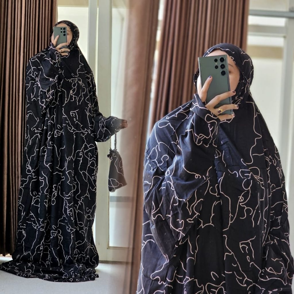 mukena hadramaut motif