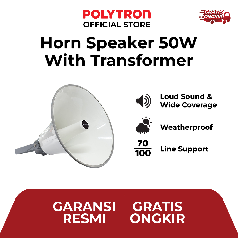 Polytron Speaker Corong Masjid - Horn Speaker PPB H20A50