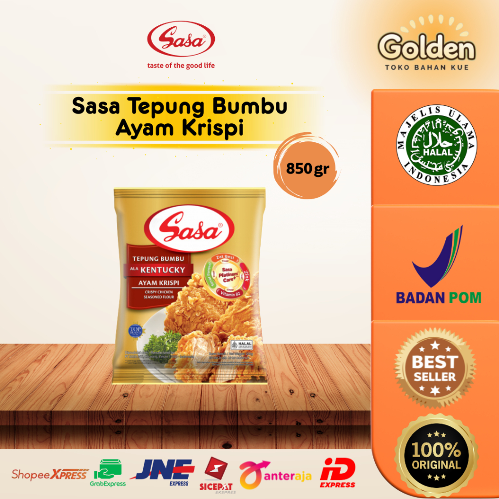 

Sasa Tepung Bumbu Ayam Krispi 850gr