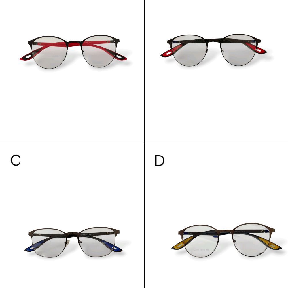 Larisoptik_ frame kacamata bulat unisex titanium premium. kode frame LO120