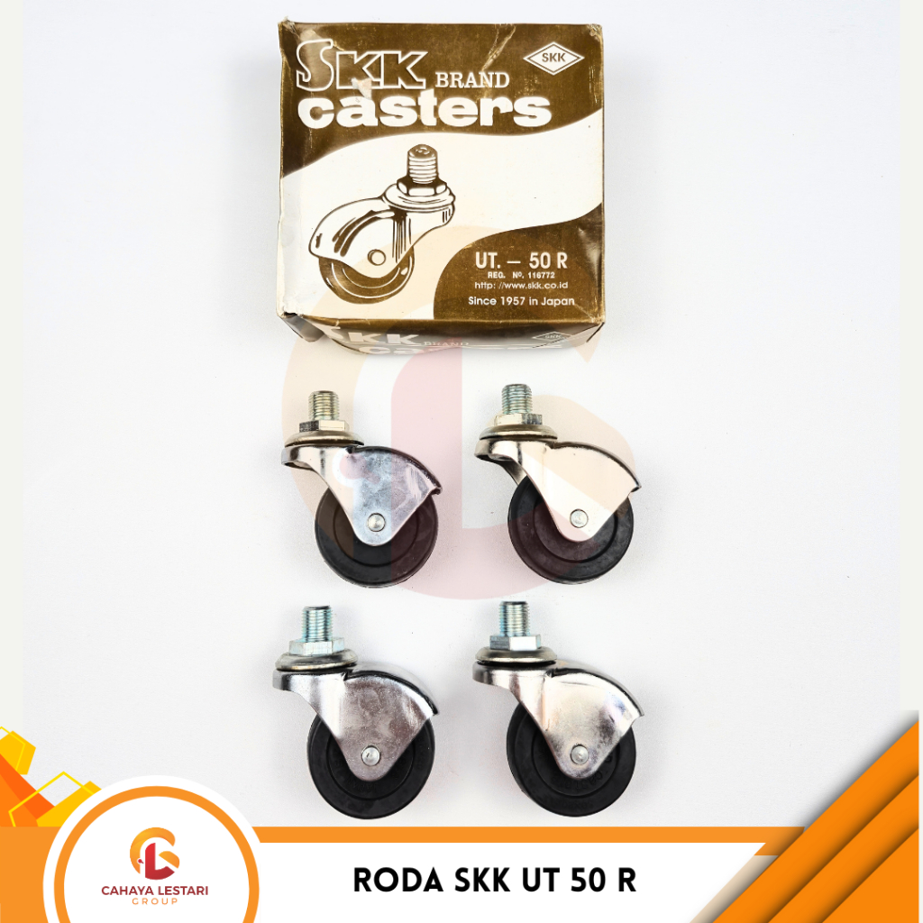 Roda SKK UT 50 R / Roda Casters / Roda Lemari ( pakai rem )