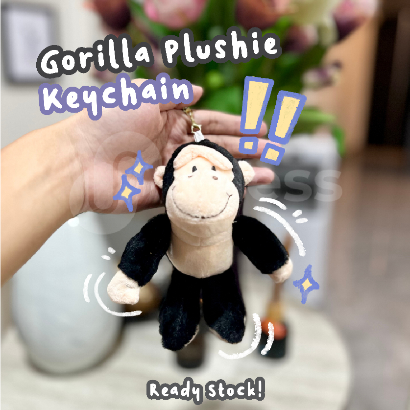 Gantungan Kunci Boneka Monyet Lucu Aksesori Tas Hiasan Karakter Imut