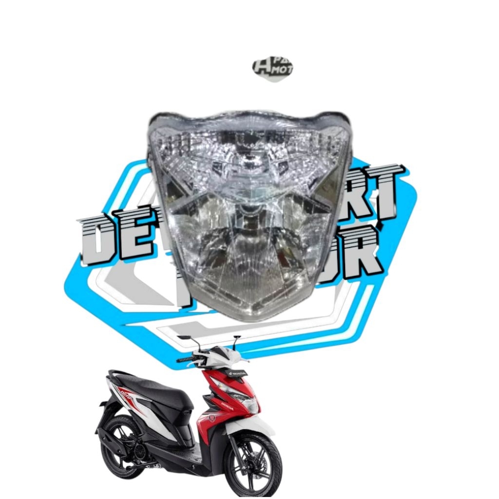 reflektor lampu depan beat new 2016-2019