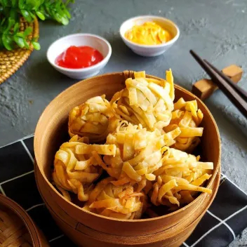 

FROZEN FOOD UDANG RAMBUTAN SIAP GORENG INCLUDE SAUS DIMSUM - DISASS JOGJA
