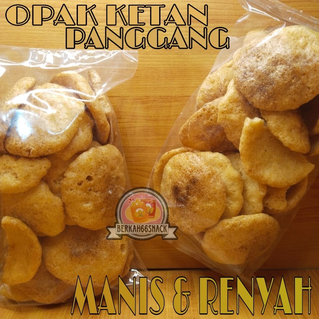 

250g Opak Ketan Panggang Manis / Cemilan Tradisional